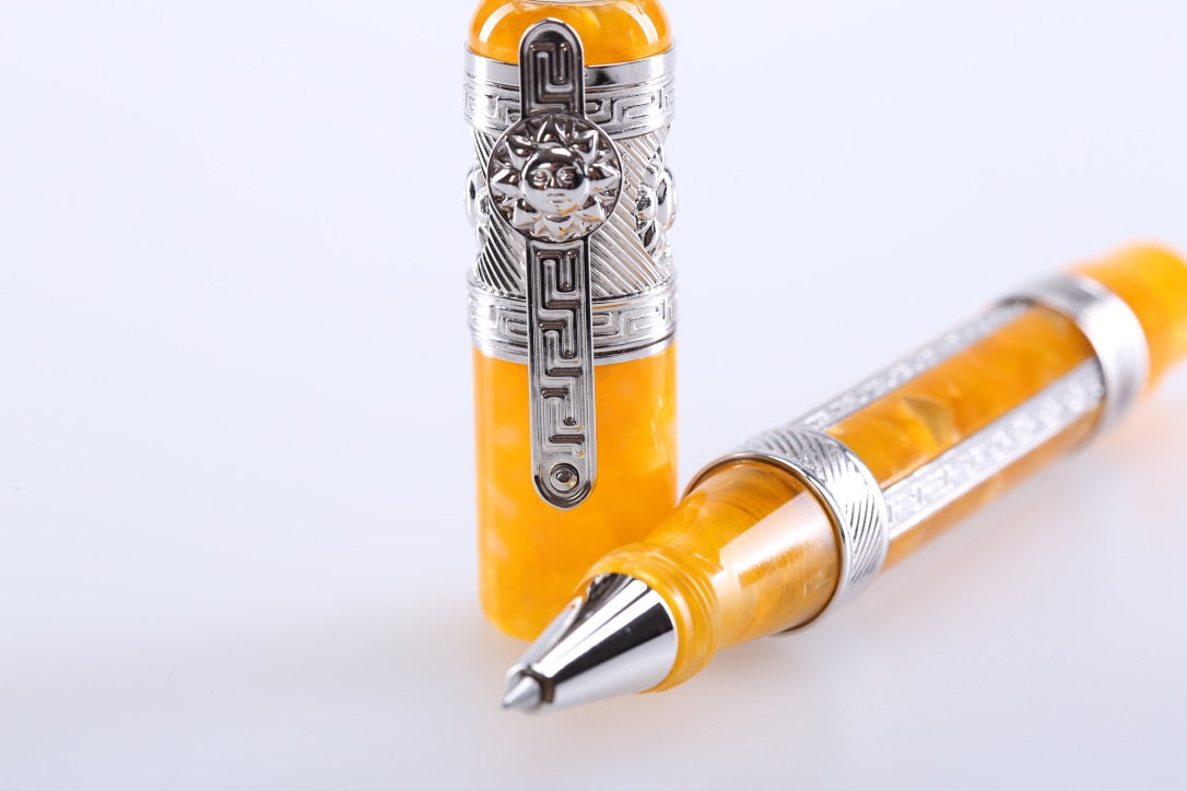 Ancora Mediterranean Sun Yellow Rollerball Pen