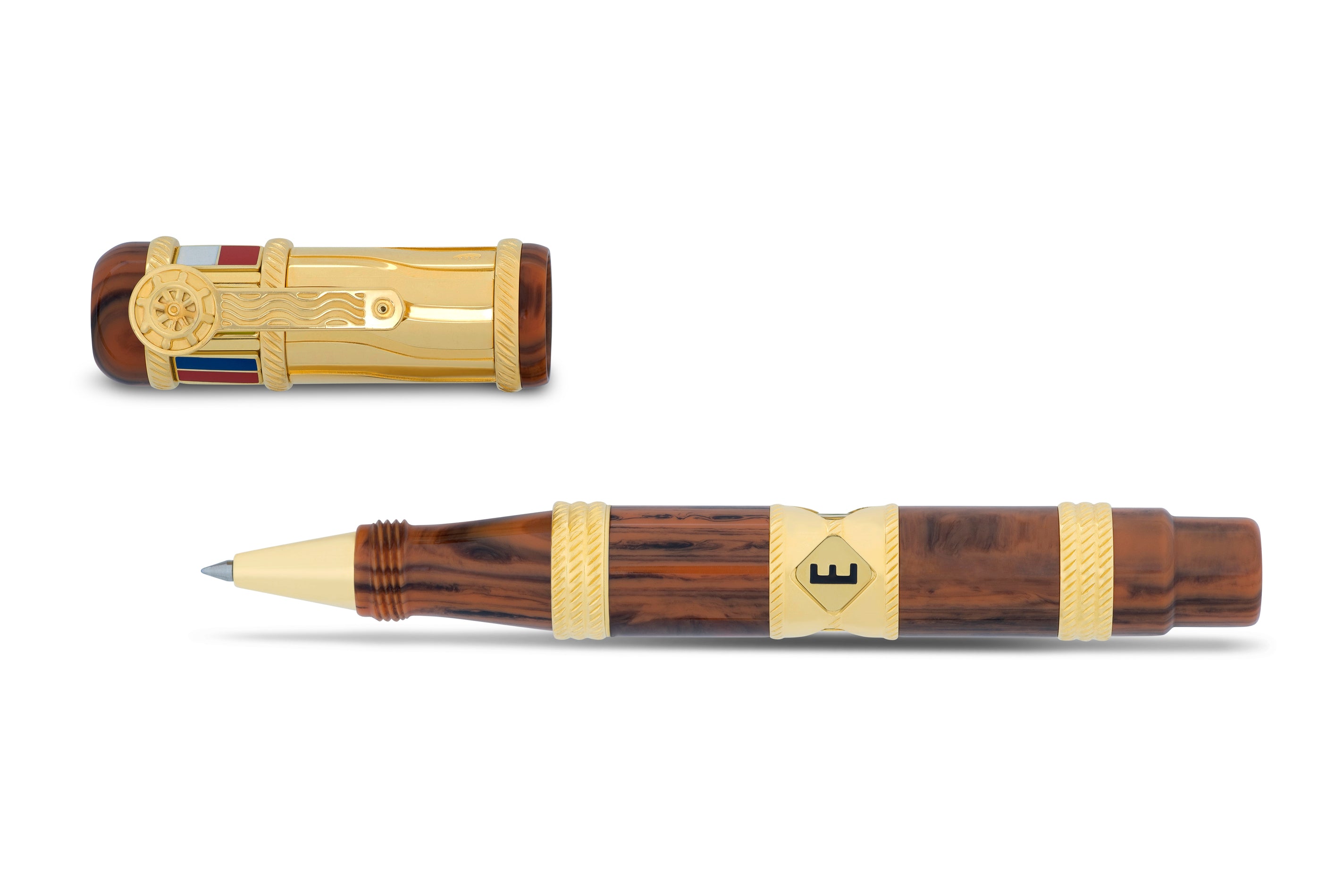 Ancora Admiral Woodship Rollerball Pen