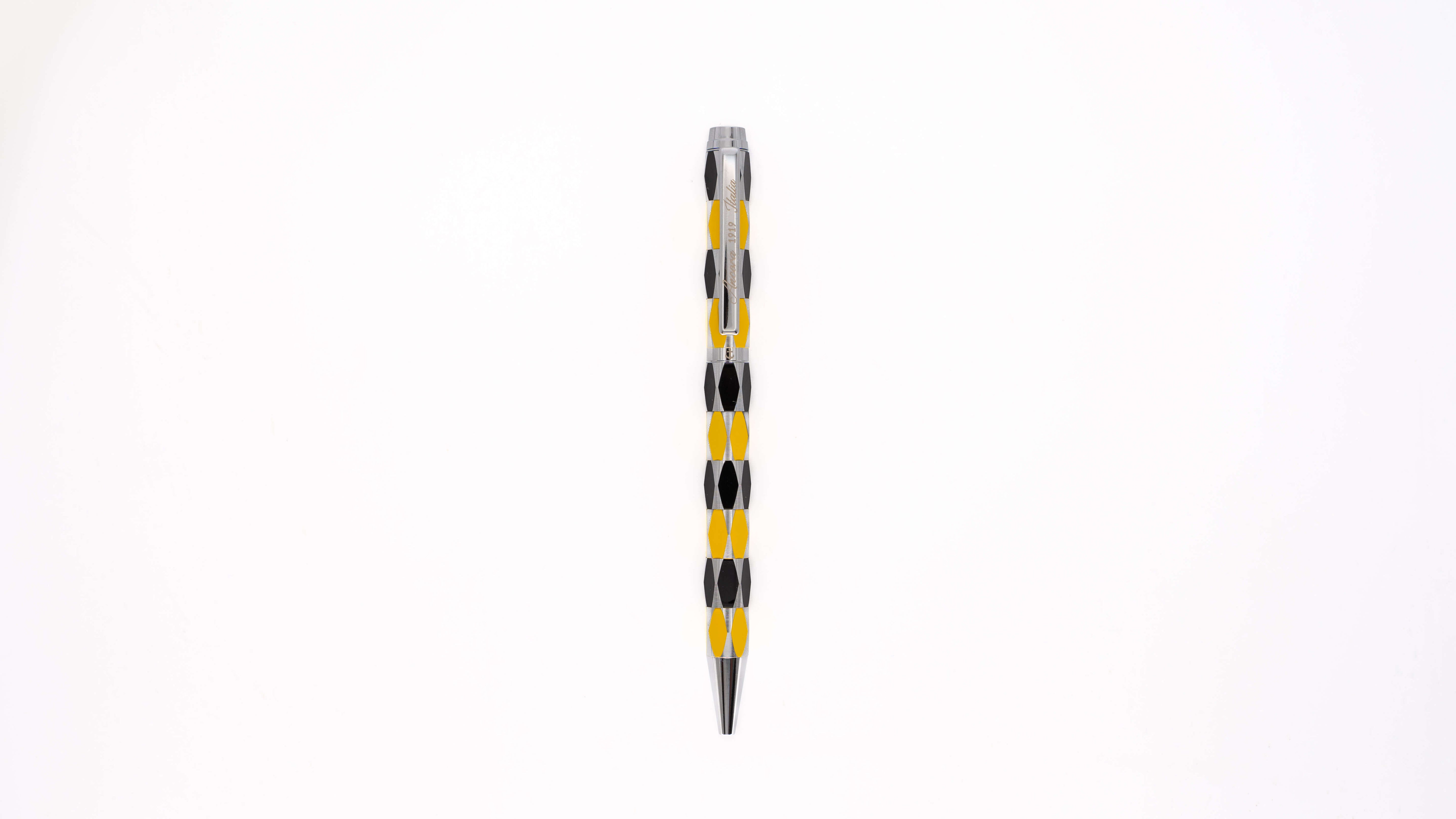 Ancora Masquerade Yellow Limited Edition Pen of 88 Enamel Luxury Rollerball