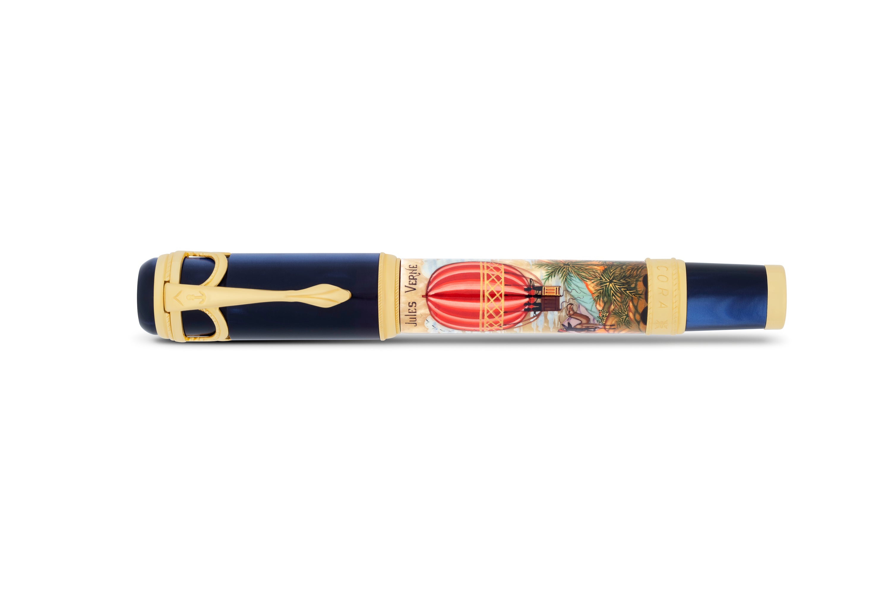 Ancora Jules Verne — Five Weeks In A Balloon Blue Rollerball Pen