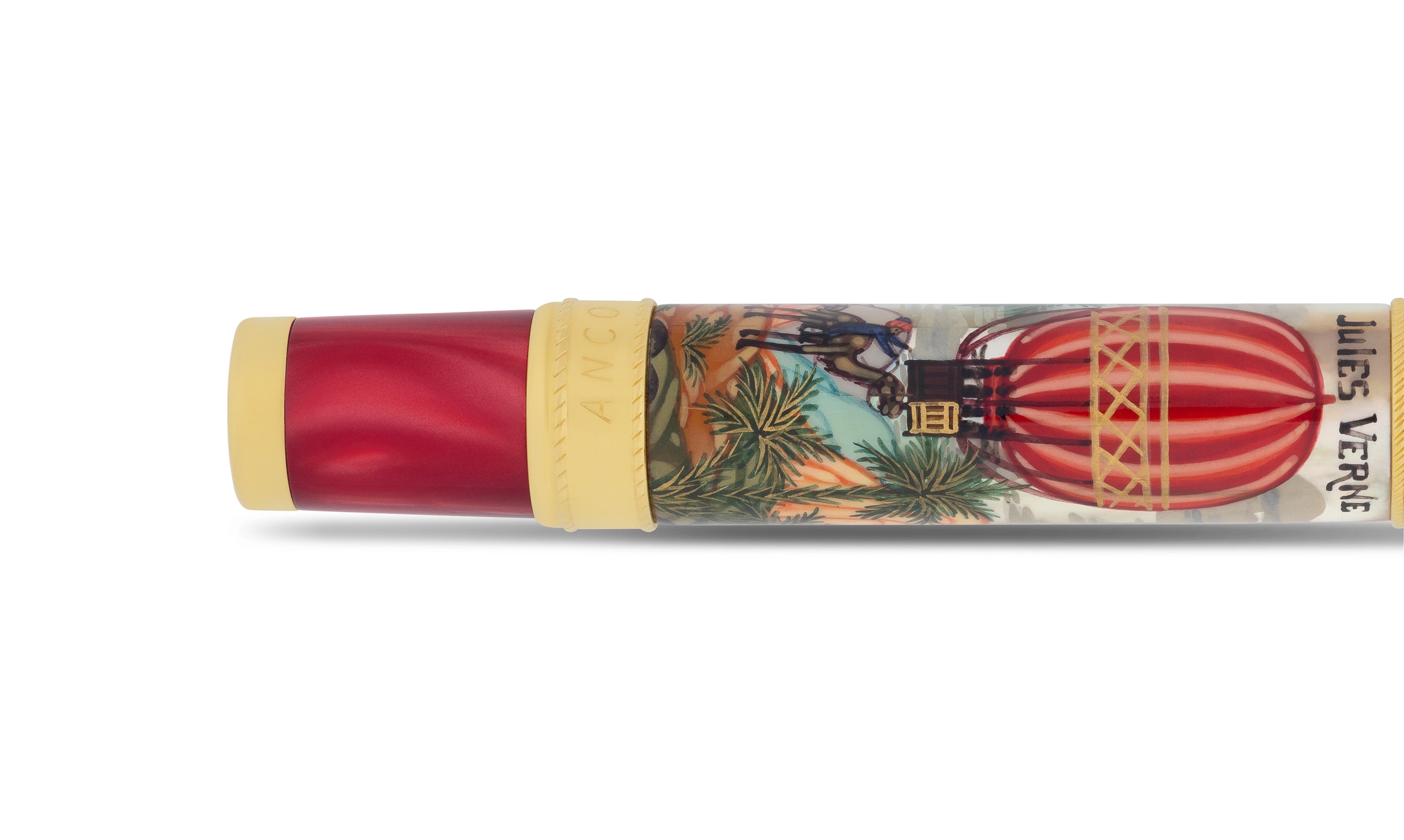 Ancora Jules Verne — Five Weeks In A Balloon Red Rollerball Pen