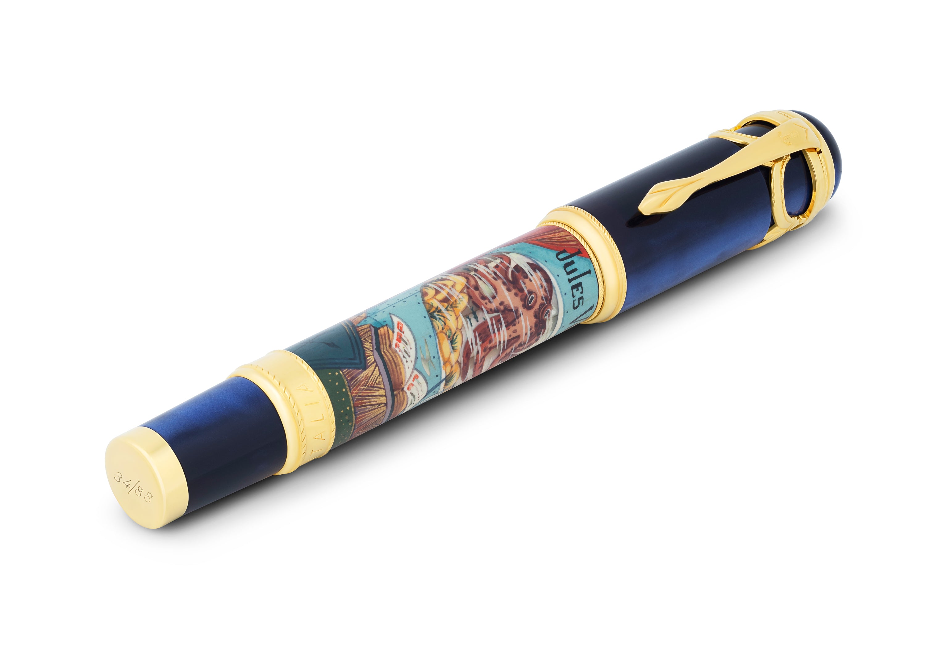 Ancora 20,000 Leagues Under the Sea Blue Rollerball Pen