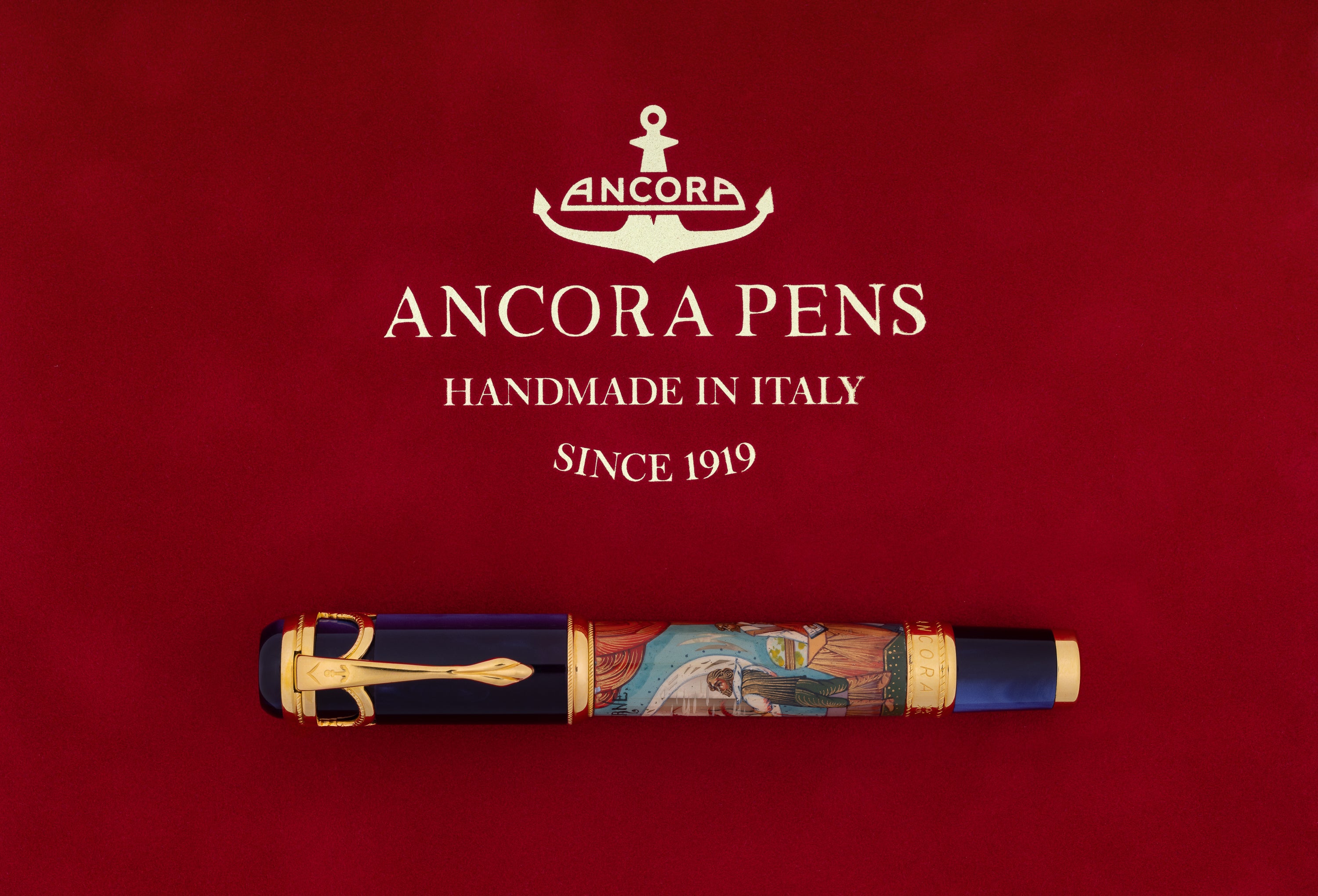 Ancora 20,000 Leagues Under the Sea Blue Rollerball Pen