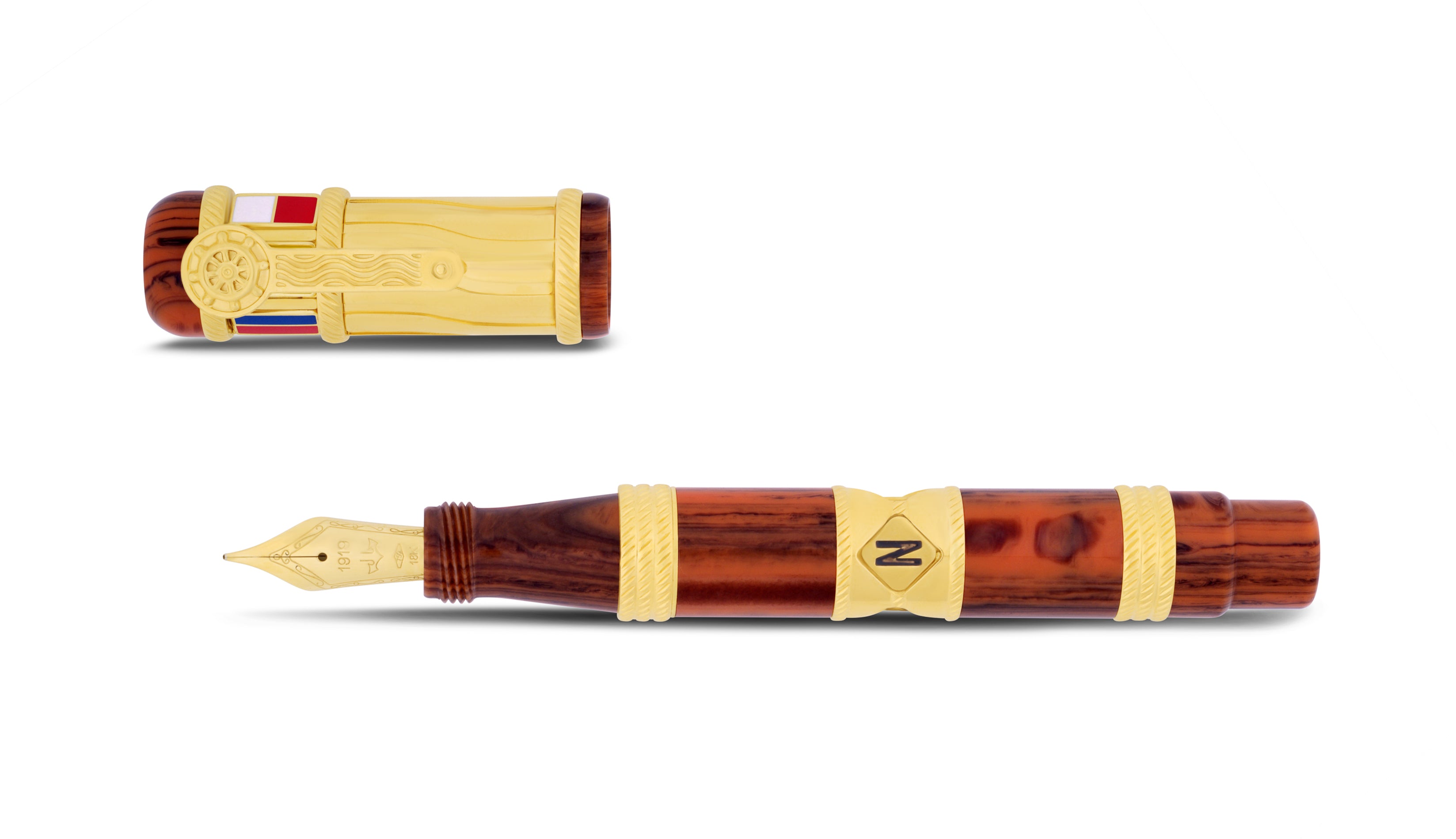 Ancora Admiral Woodship Fountain Pen