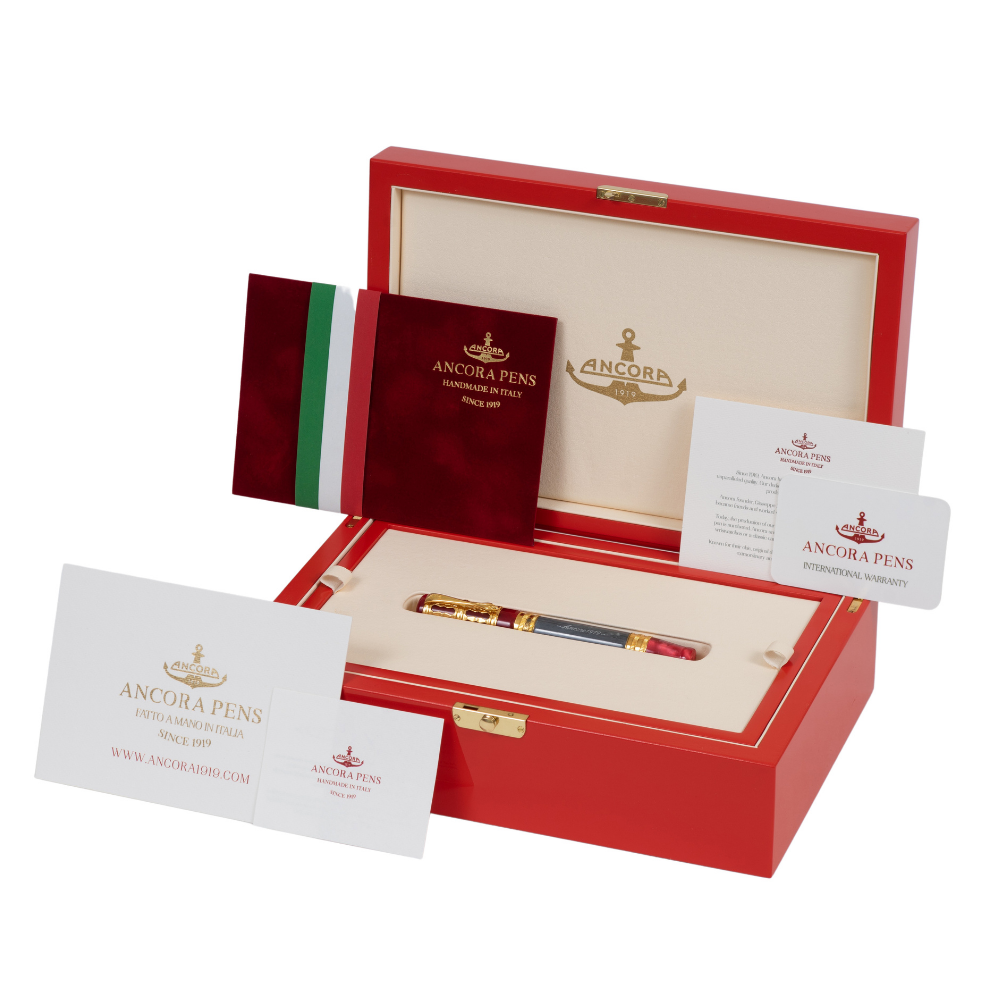 Torre Di Pisa Red Fountain Pen