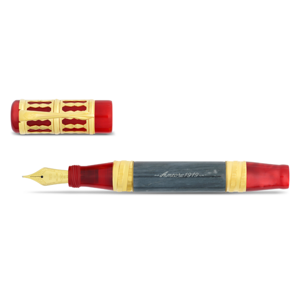 Pluma Estilográfica Torre Di Pisa Roja