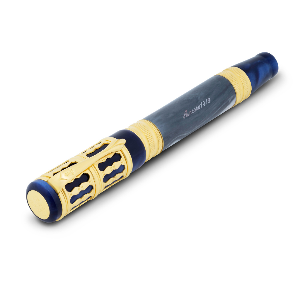 Torre Di Pisa Blue Rollerball Pen