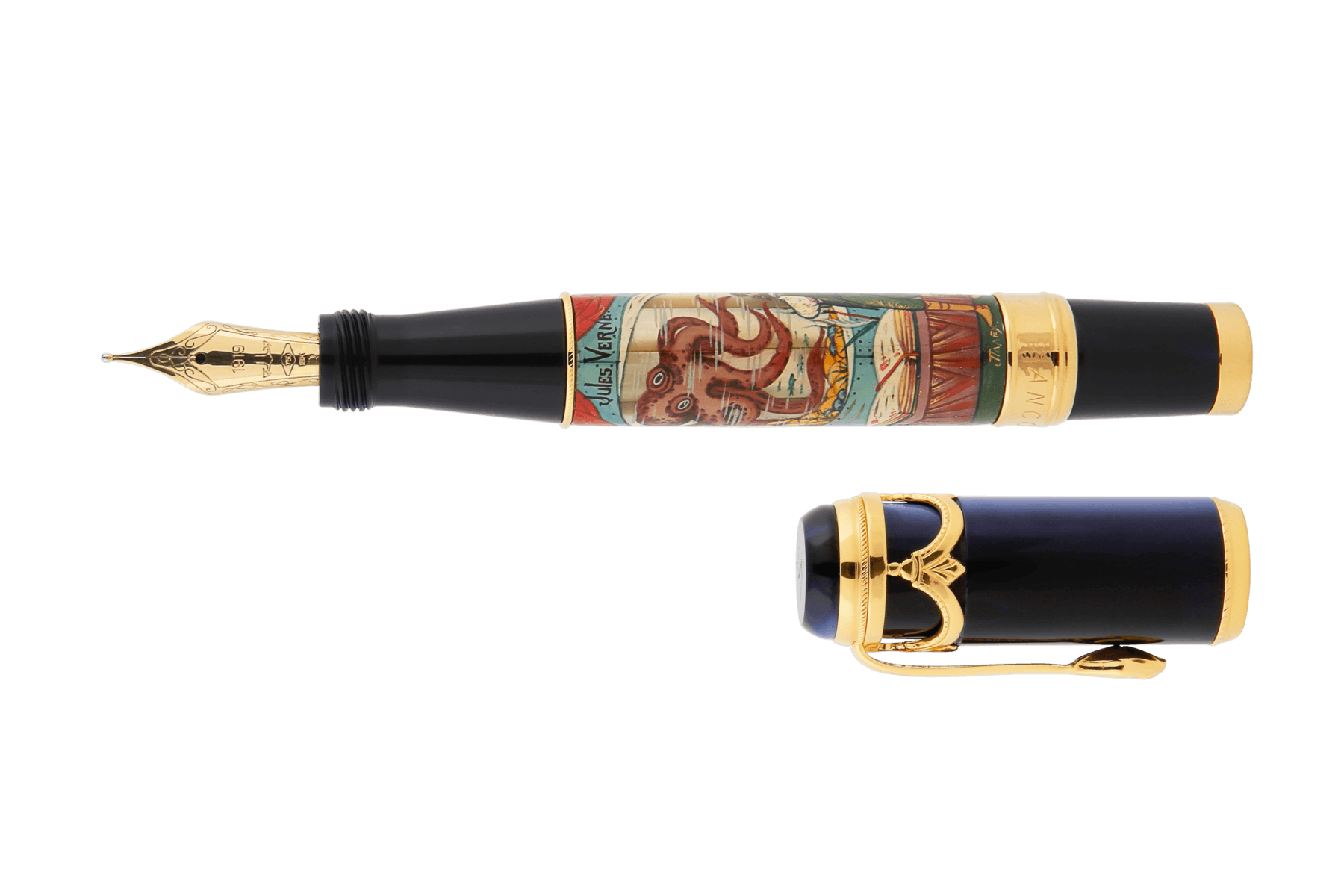 Ancora 20,000 Leagues Under the Sea Blue Fountain Pen