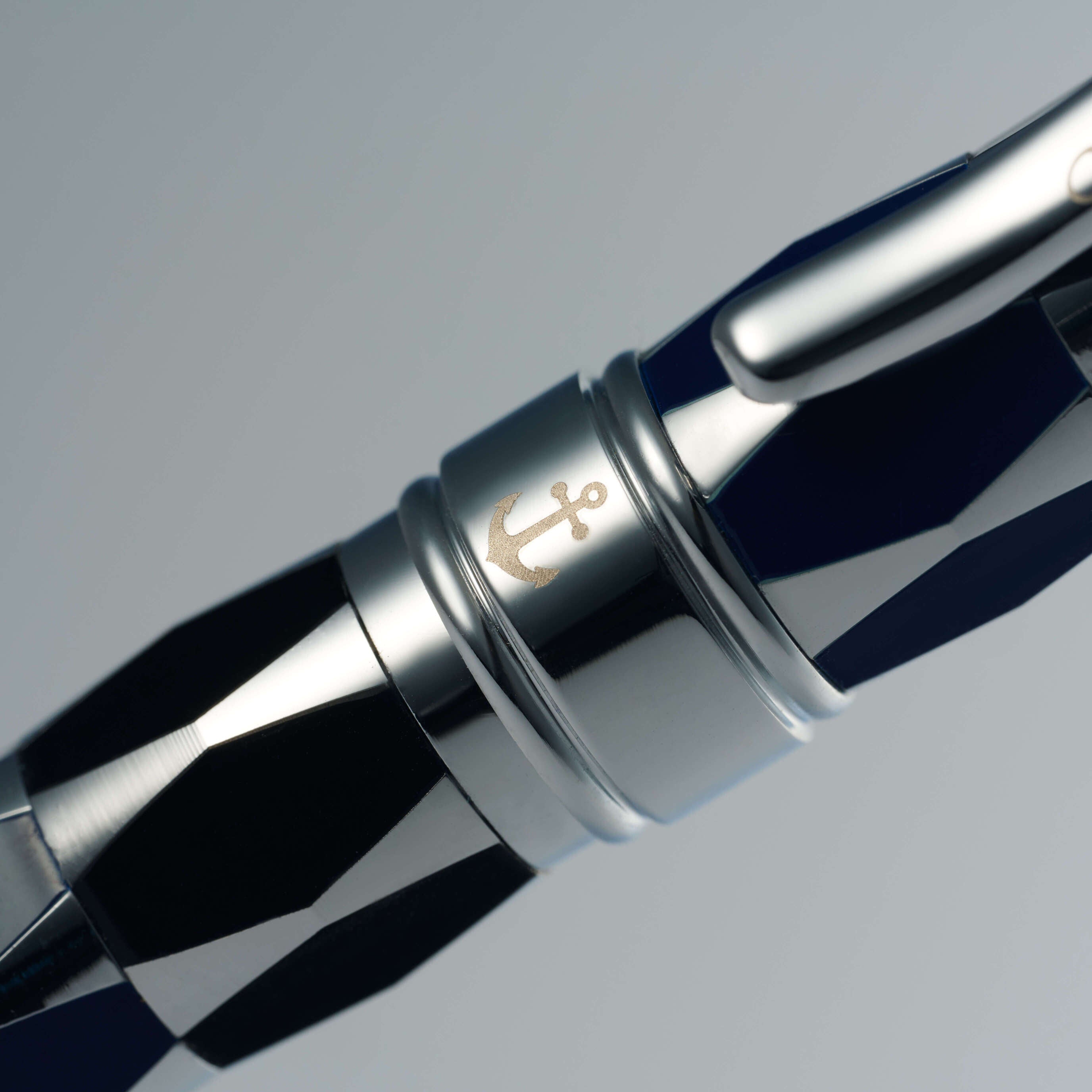 Ancora Masquerade Blue With Cap Limited Edition Pen of 88 Enamel Luxury Rollerball