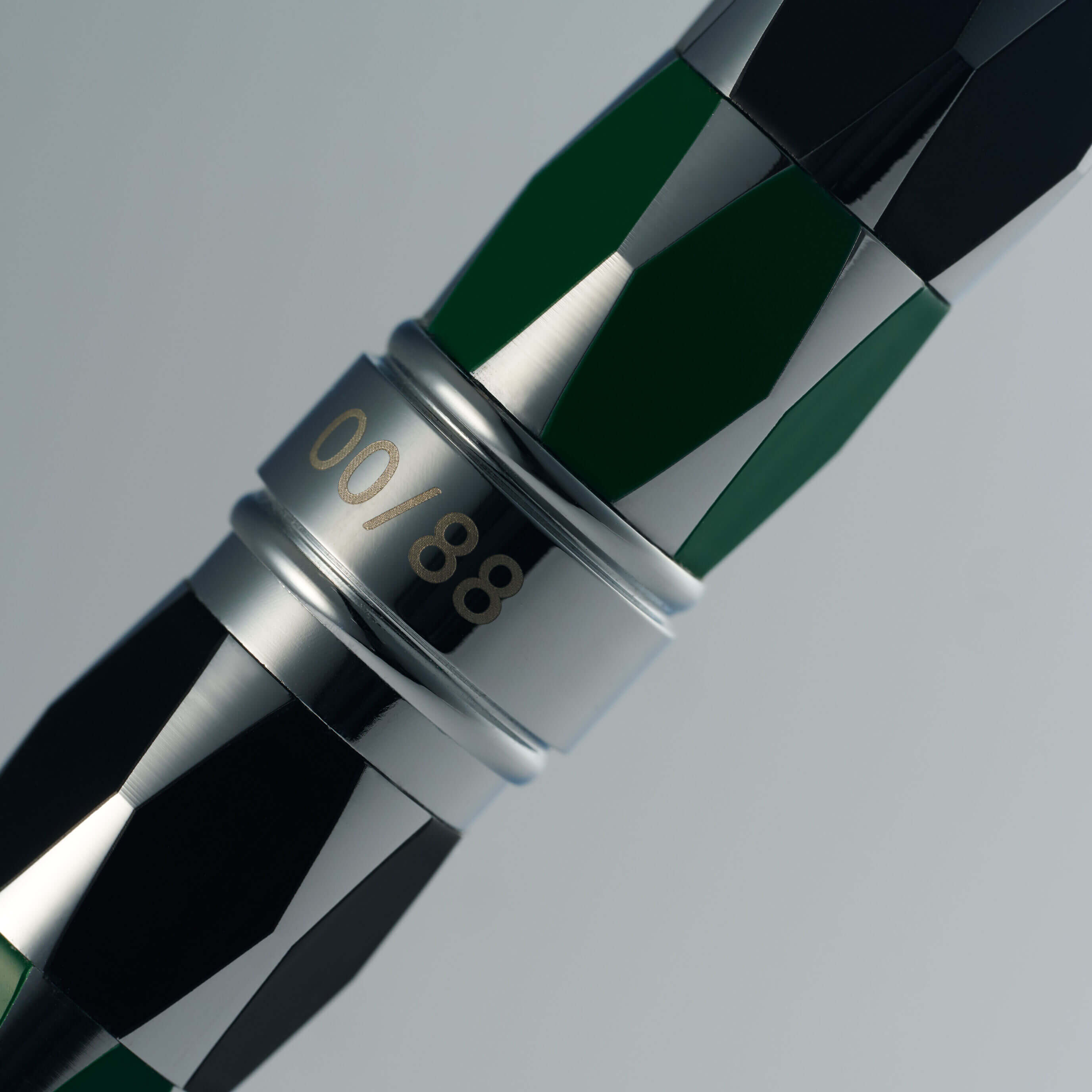 Ancora Masquerade Green With Cap Limited Edition Pen of 88 Enamel Luxury Rollerball