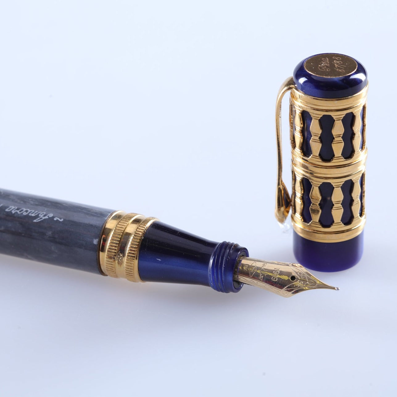 Torre Di Pisa Blue Fountain Pen