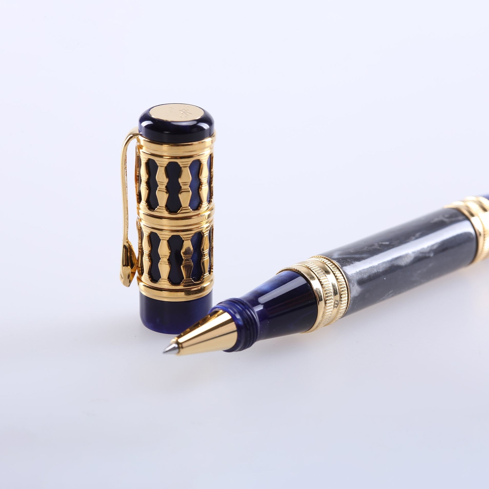 Torre Di Pisa Blue Rollerball Pen