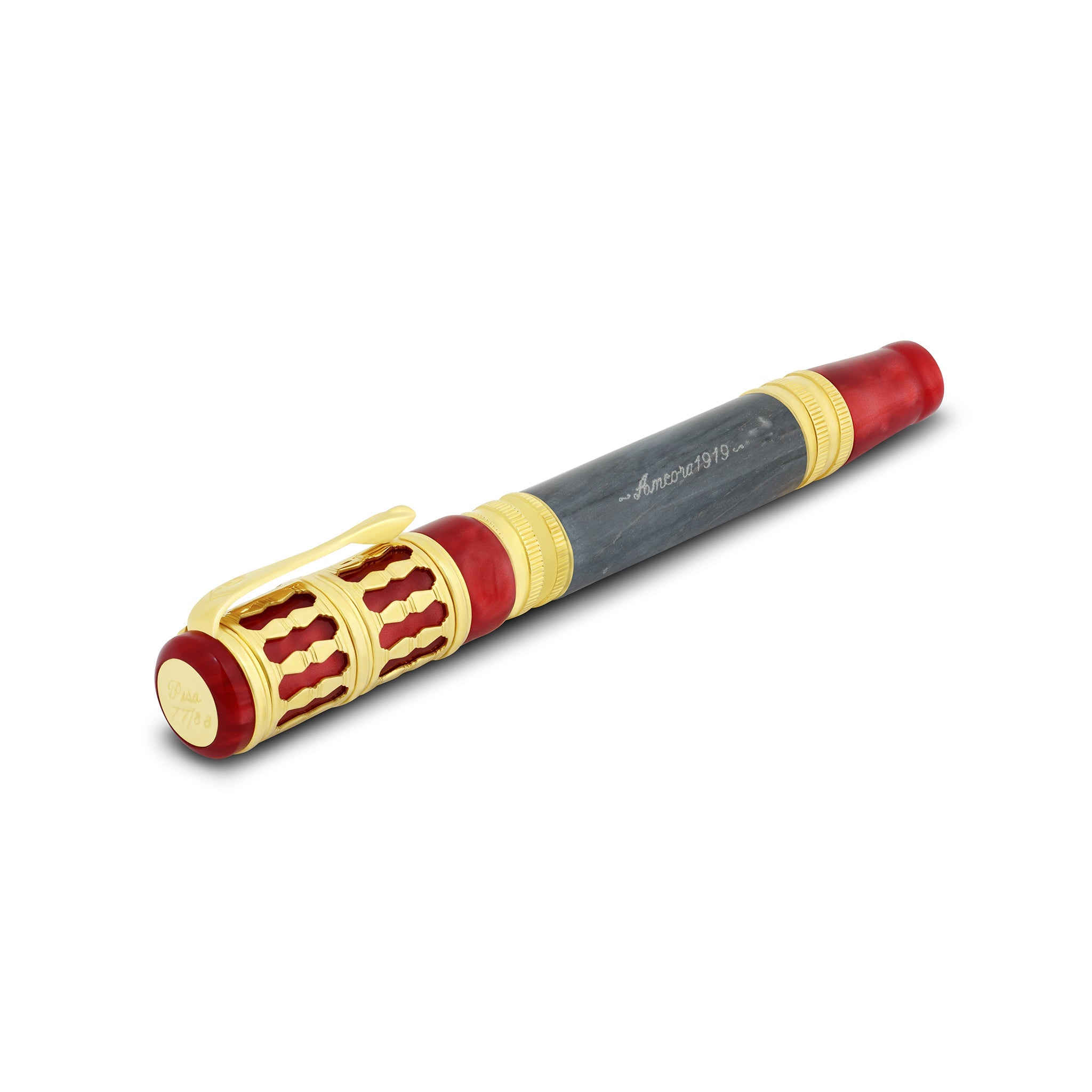 Torre Di Pisa Red Rollerball Pen