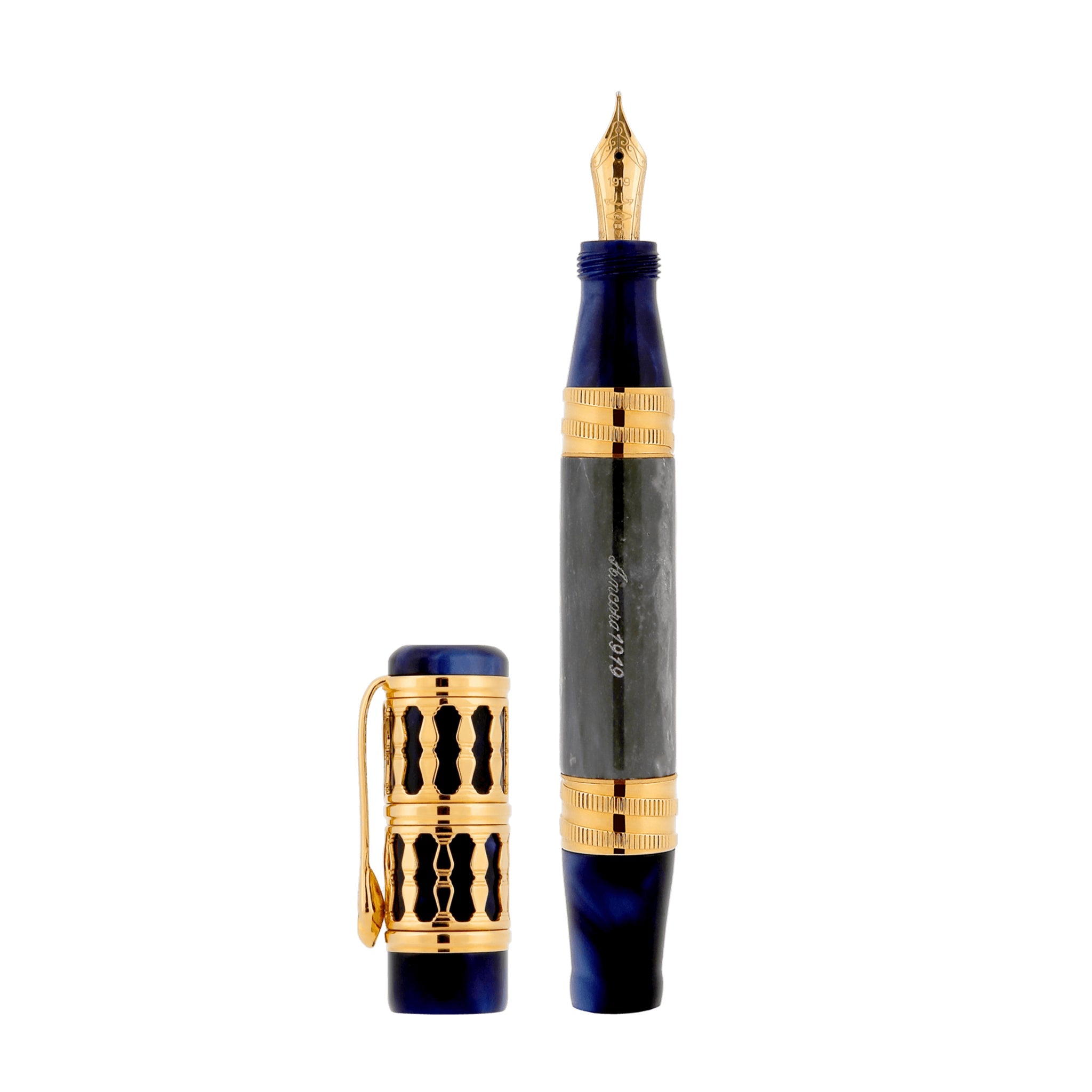 Torre Di Pisa Blue Fountain Pen