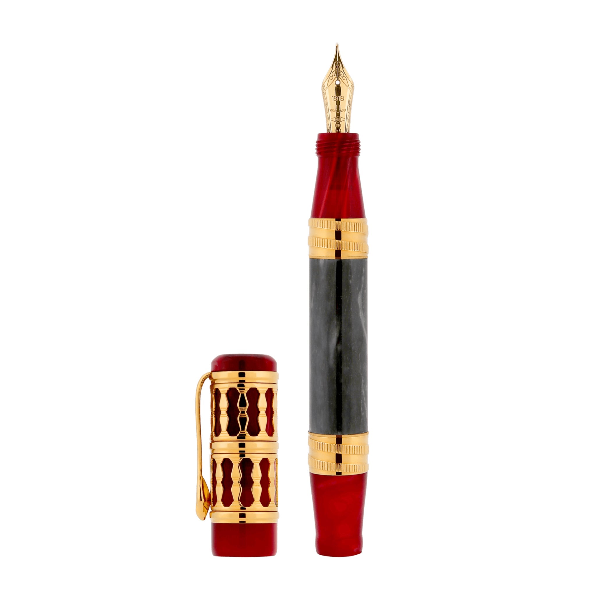 Torre Di Pisa Red Fountain Pen