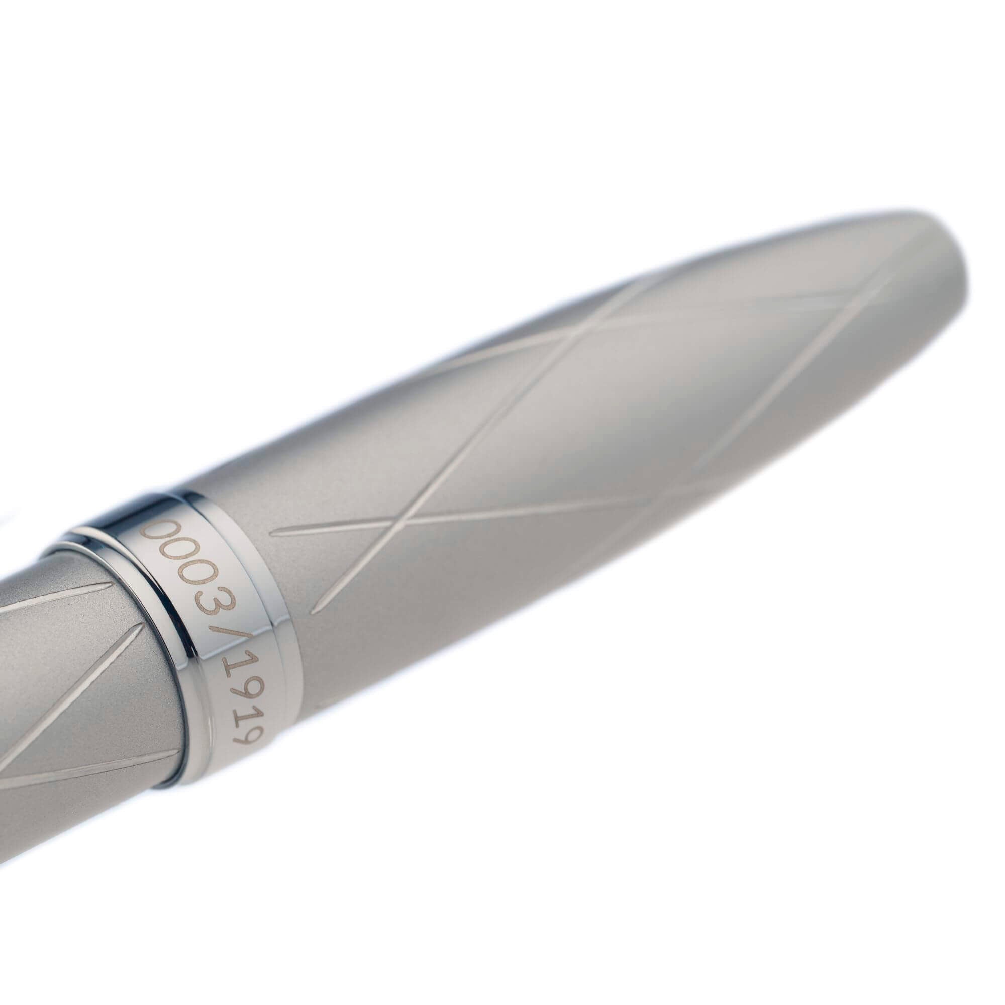 Stylo à bille Chesterfield Bianco Chrome