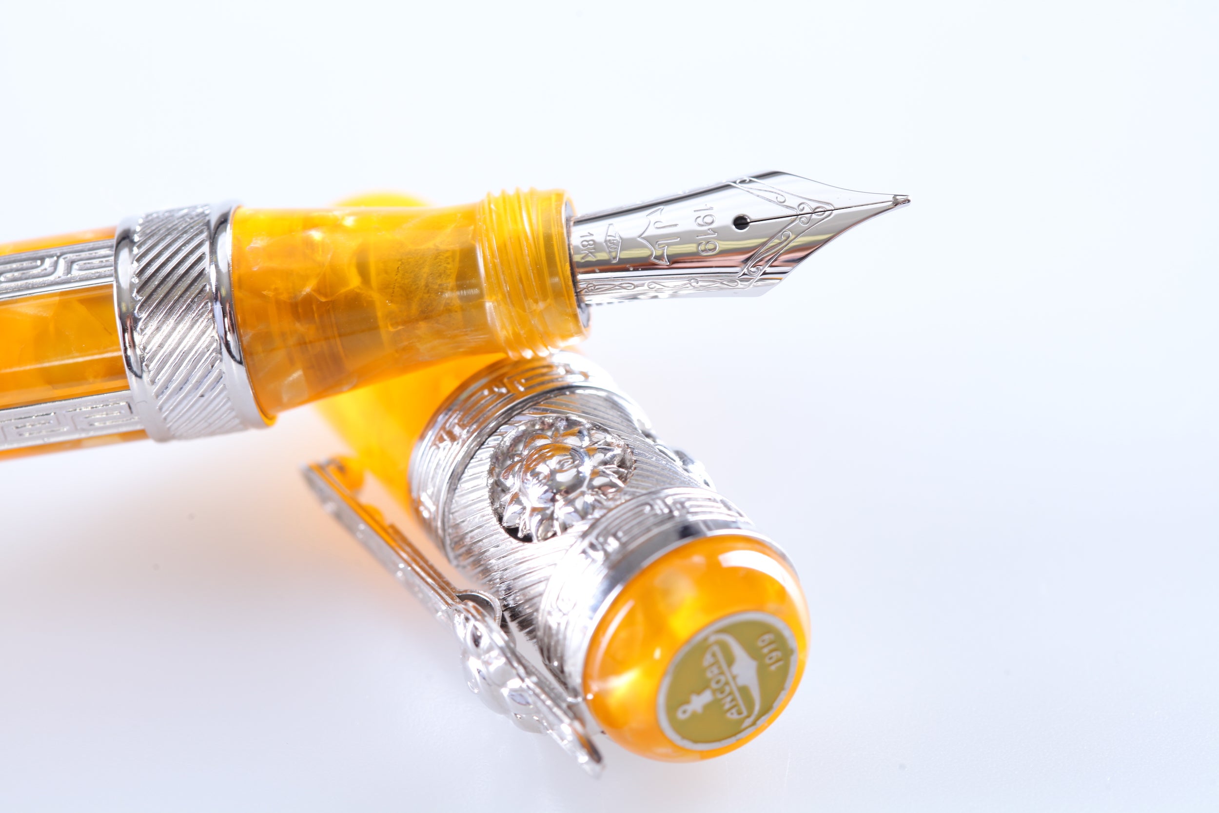 Ancora Mediterranean Sun Yellow Fountain Pen