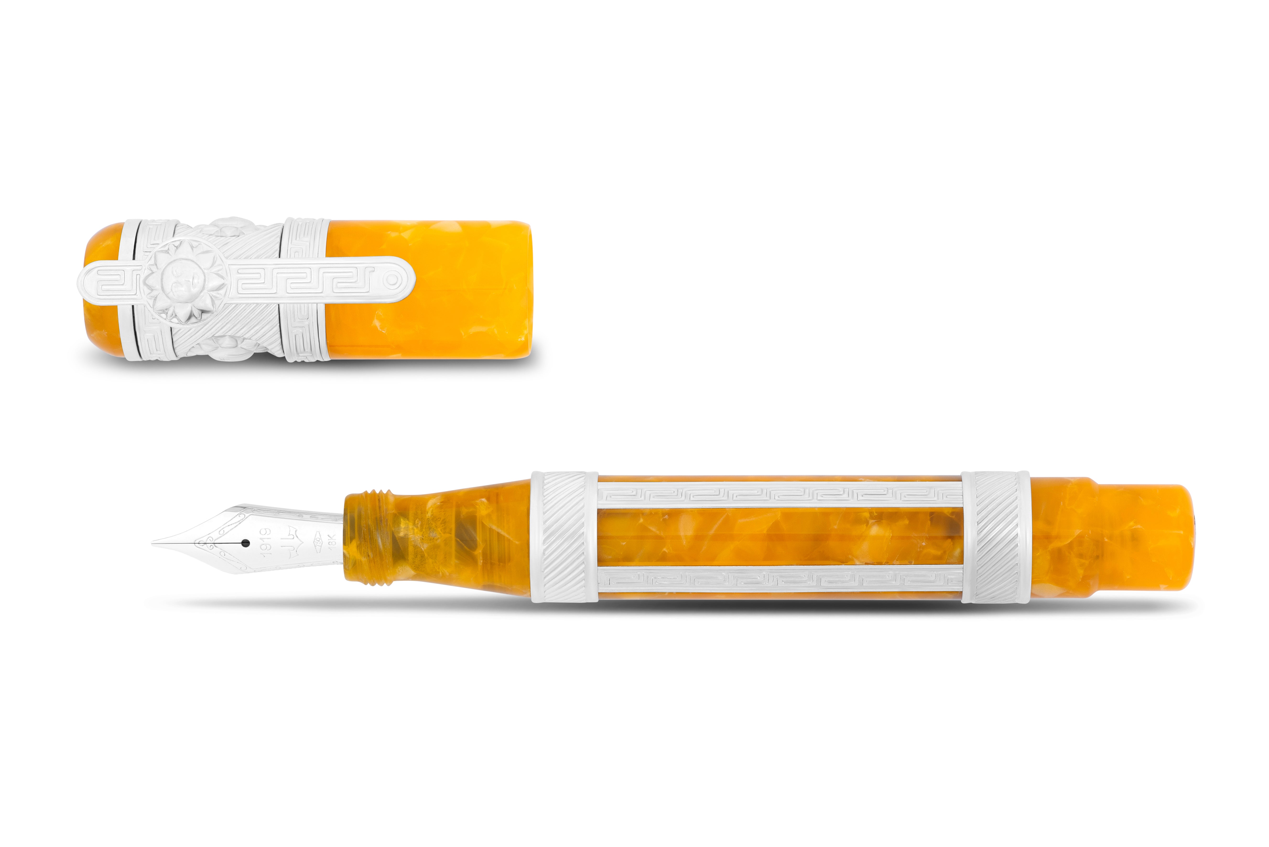 Ancora Mediterranean Sun Yellow Fountain Pen