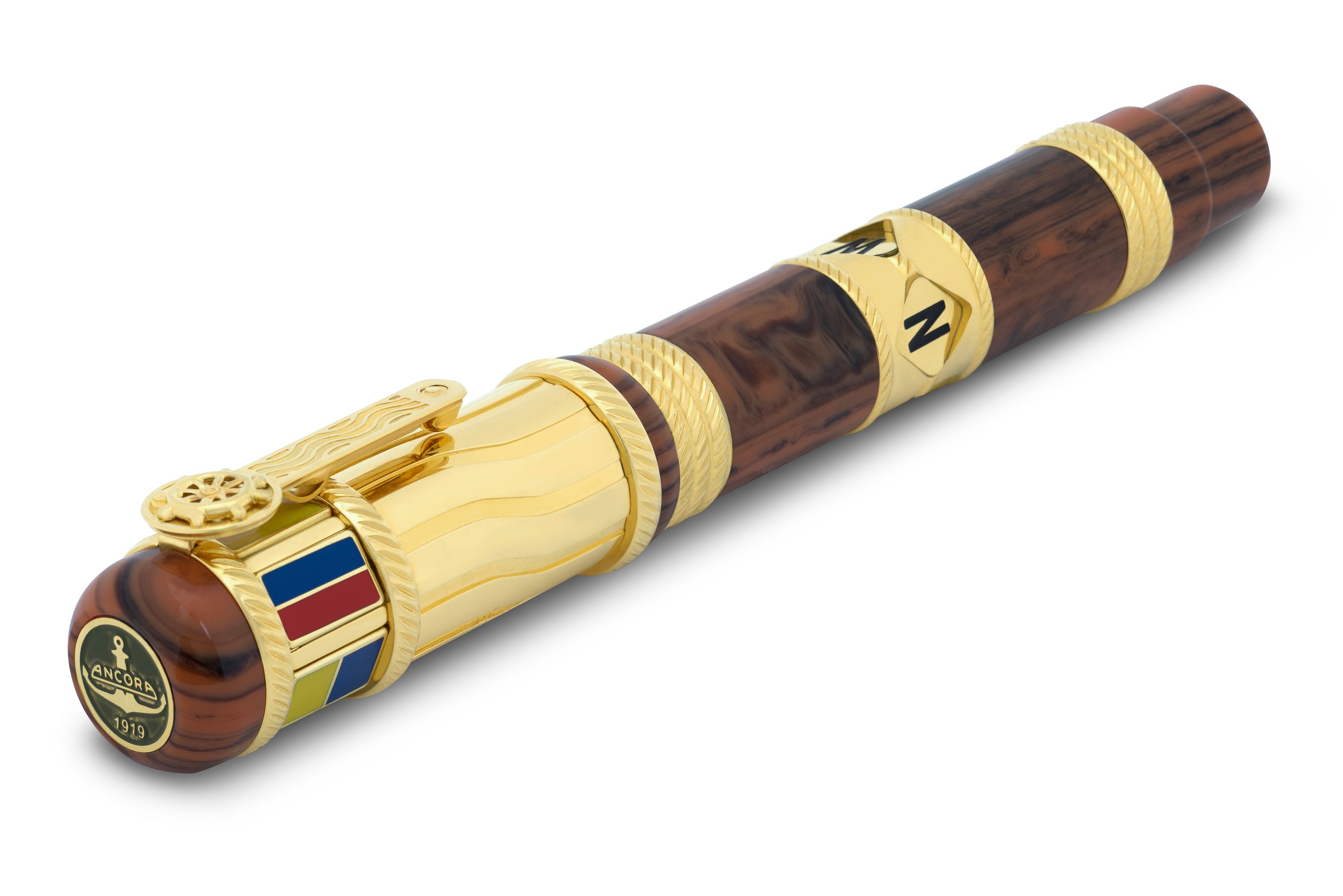 Ancora Admiral Woodship Rollerball Pen