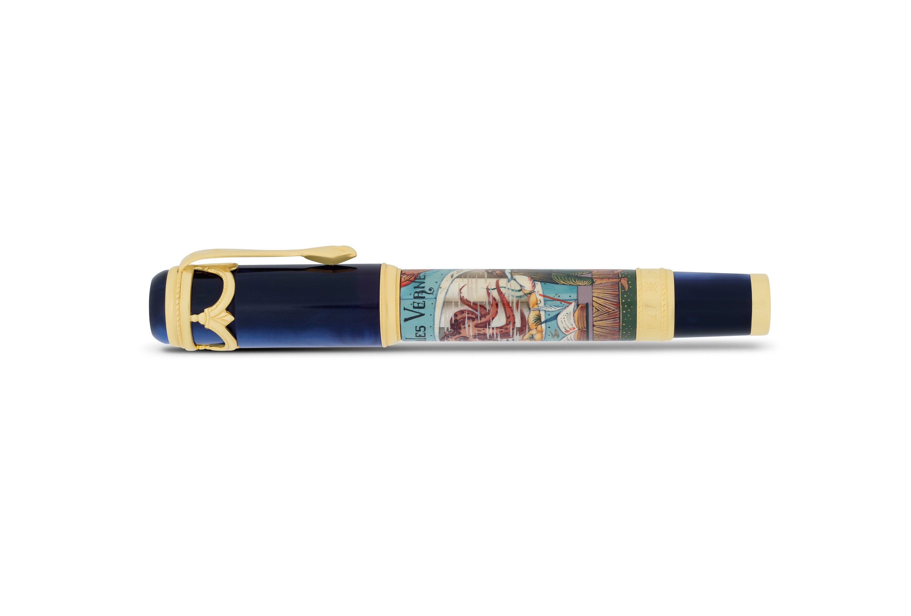 Ancora 20,000 Leagues Under the Sea Blue Rollerball Pen