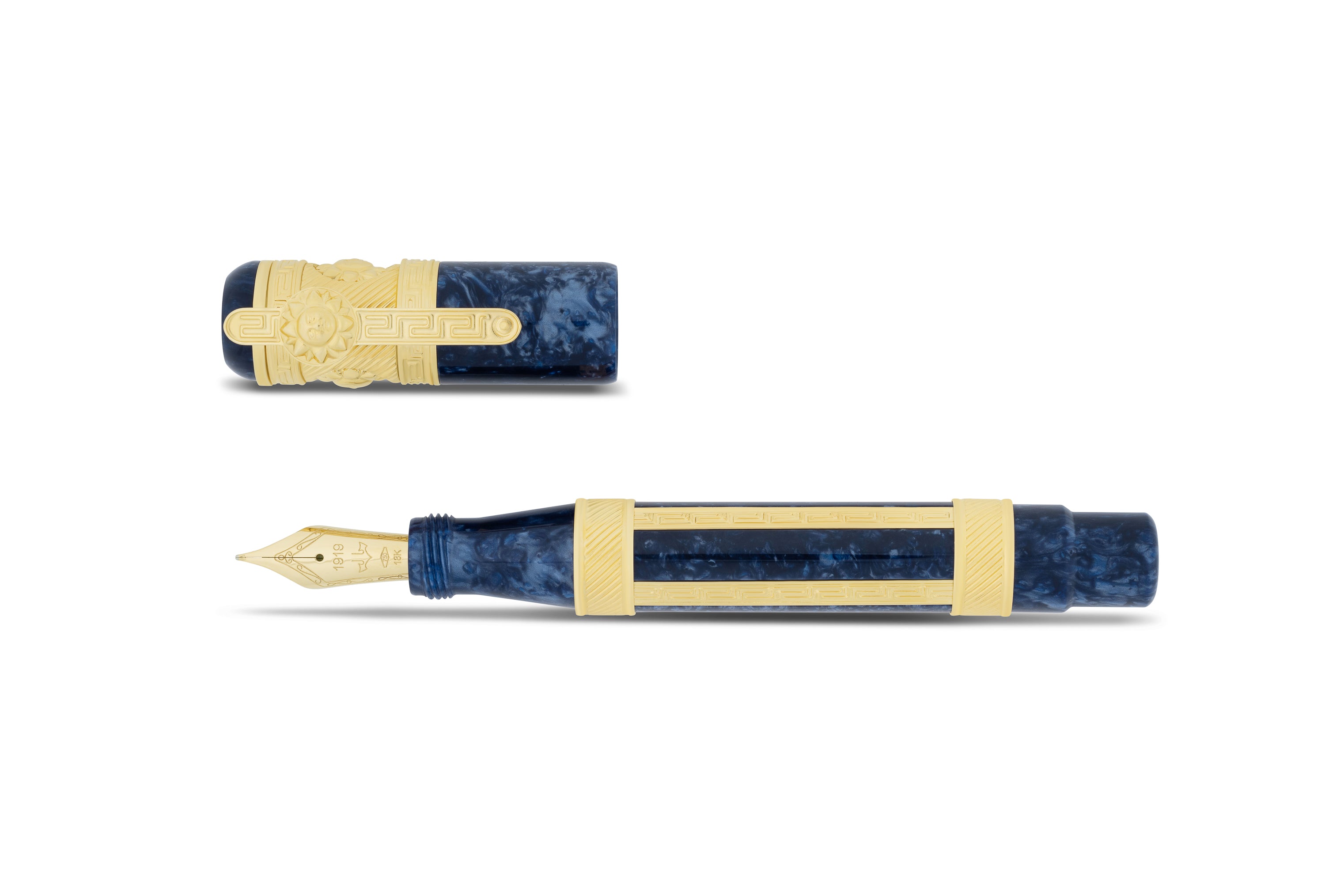 Ancora Mediterranean Sea Blue Fountain Pen
