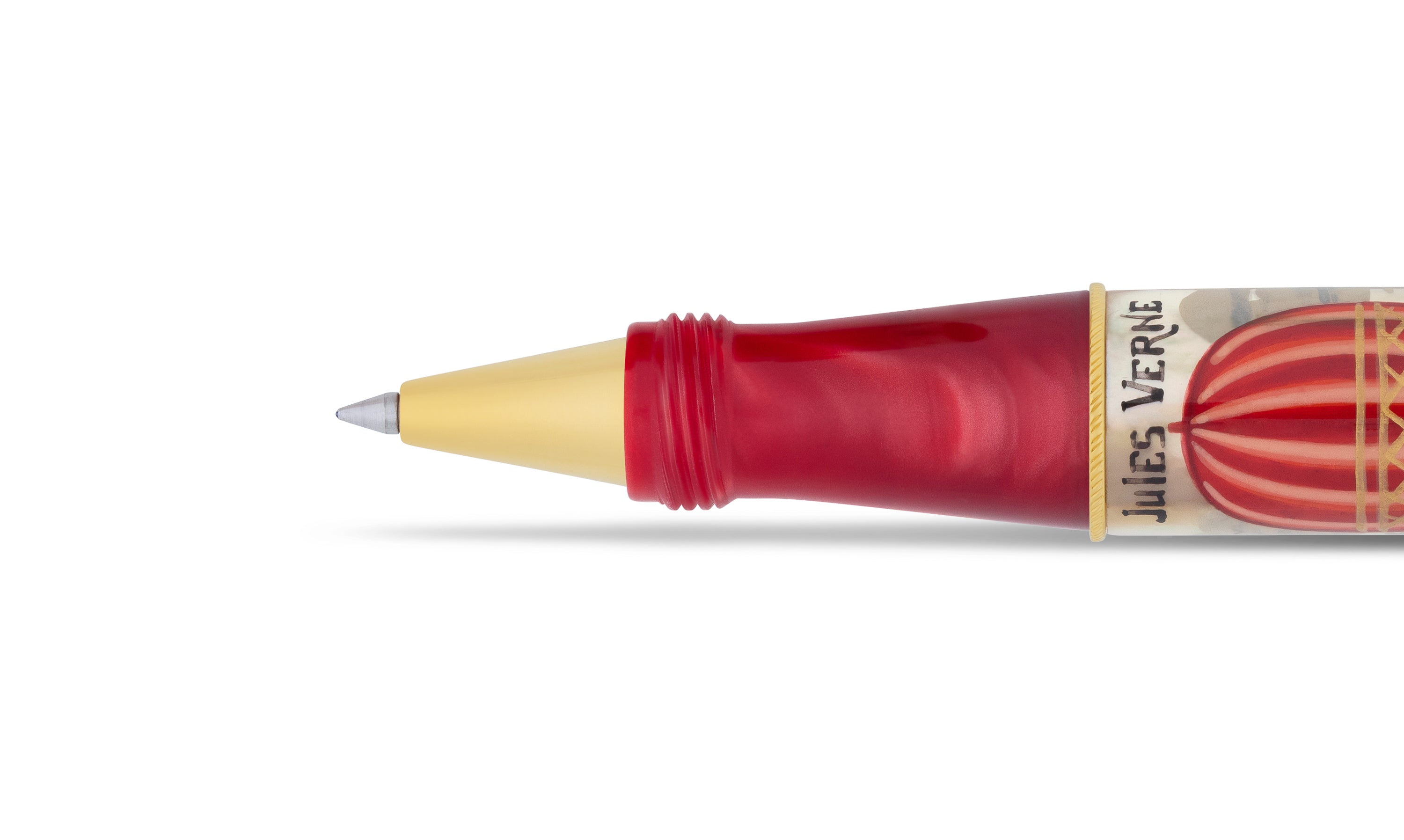 Ancora Jules Verne — Five Weeks In A Balloon Red Rollerball Pen
