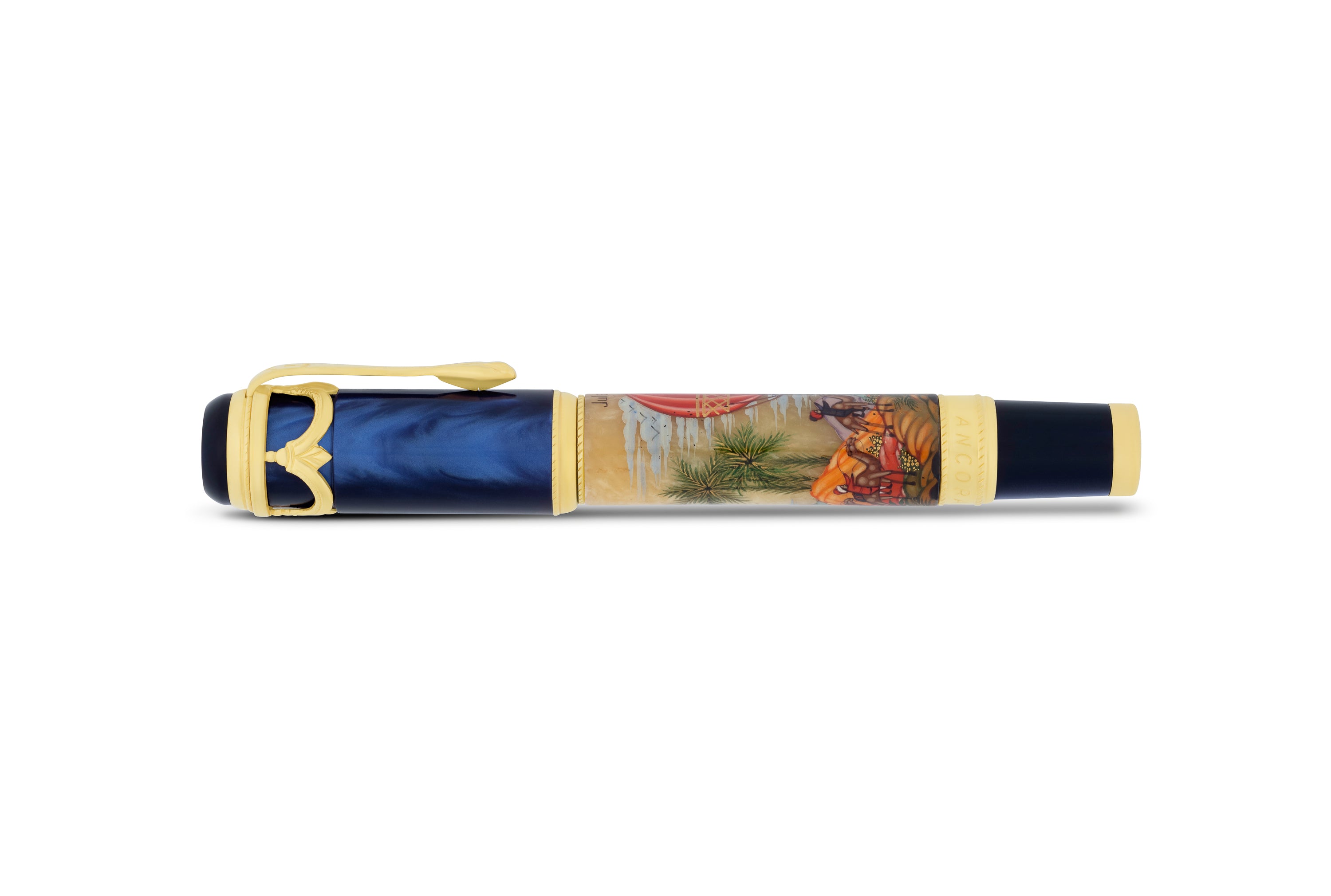 Ancora Jules Verne — Five Weeks In A Balloon Blue Rollerball Pen