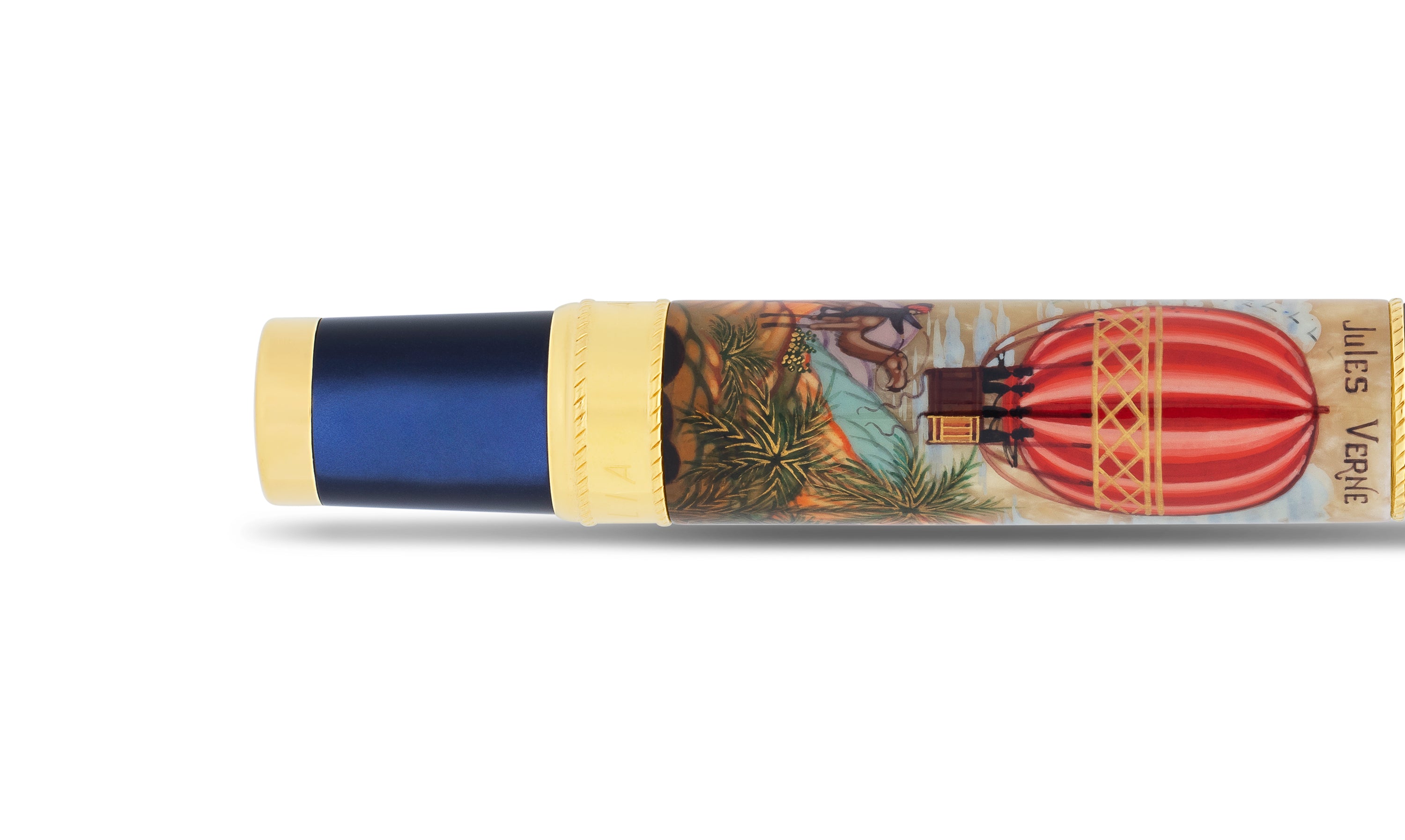 Ancora Jules Verne — Five Weeks In A Balloon Blue Fountain Pen