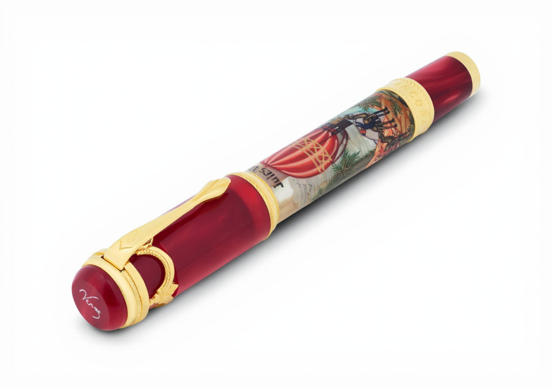 Ancora Jules Verne — Five Weeks In A Balloon Red Fountain Pen