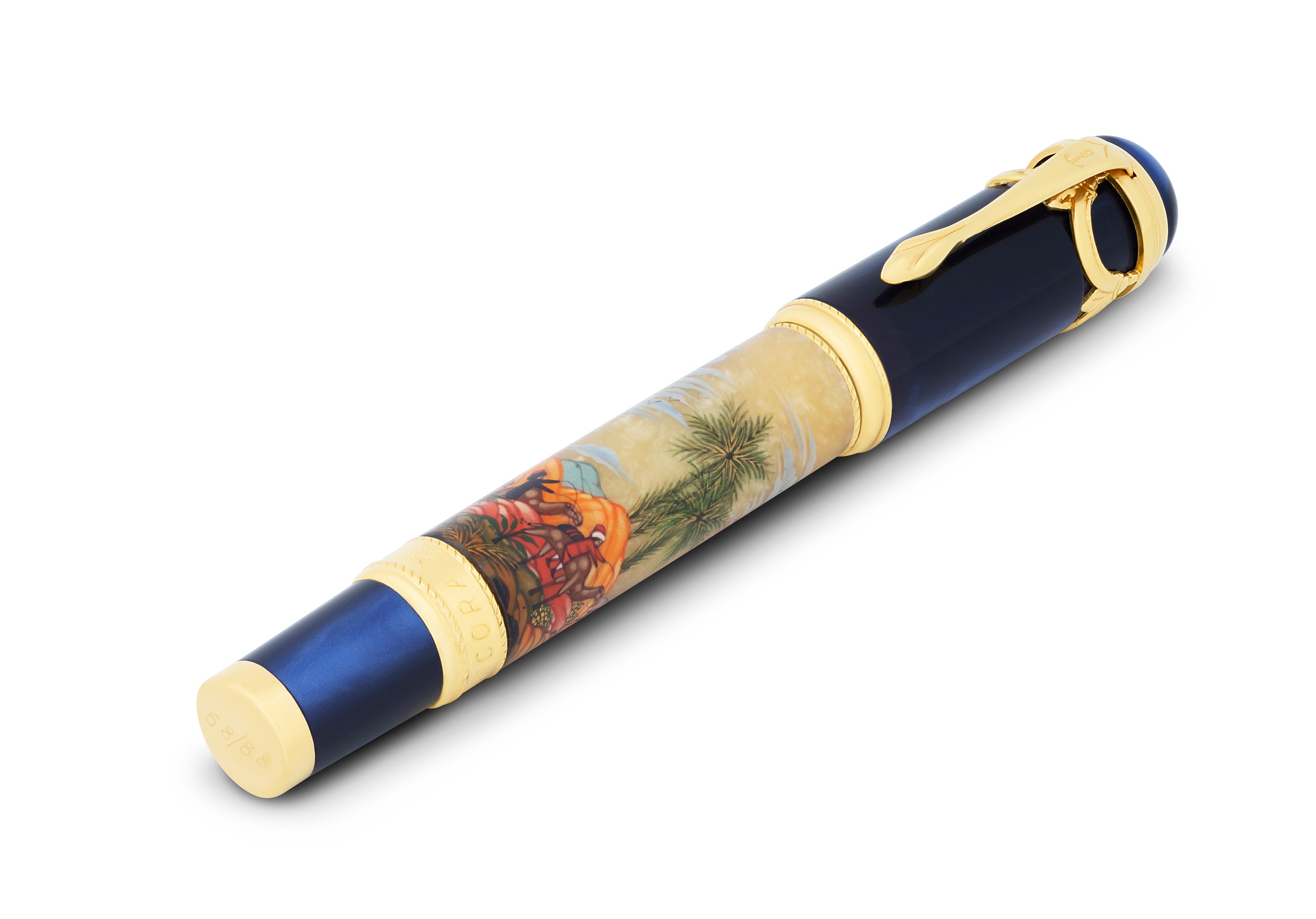 Ancora Jules Verne — Five Weeks In A Balloon Blue Fountain Pen