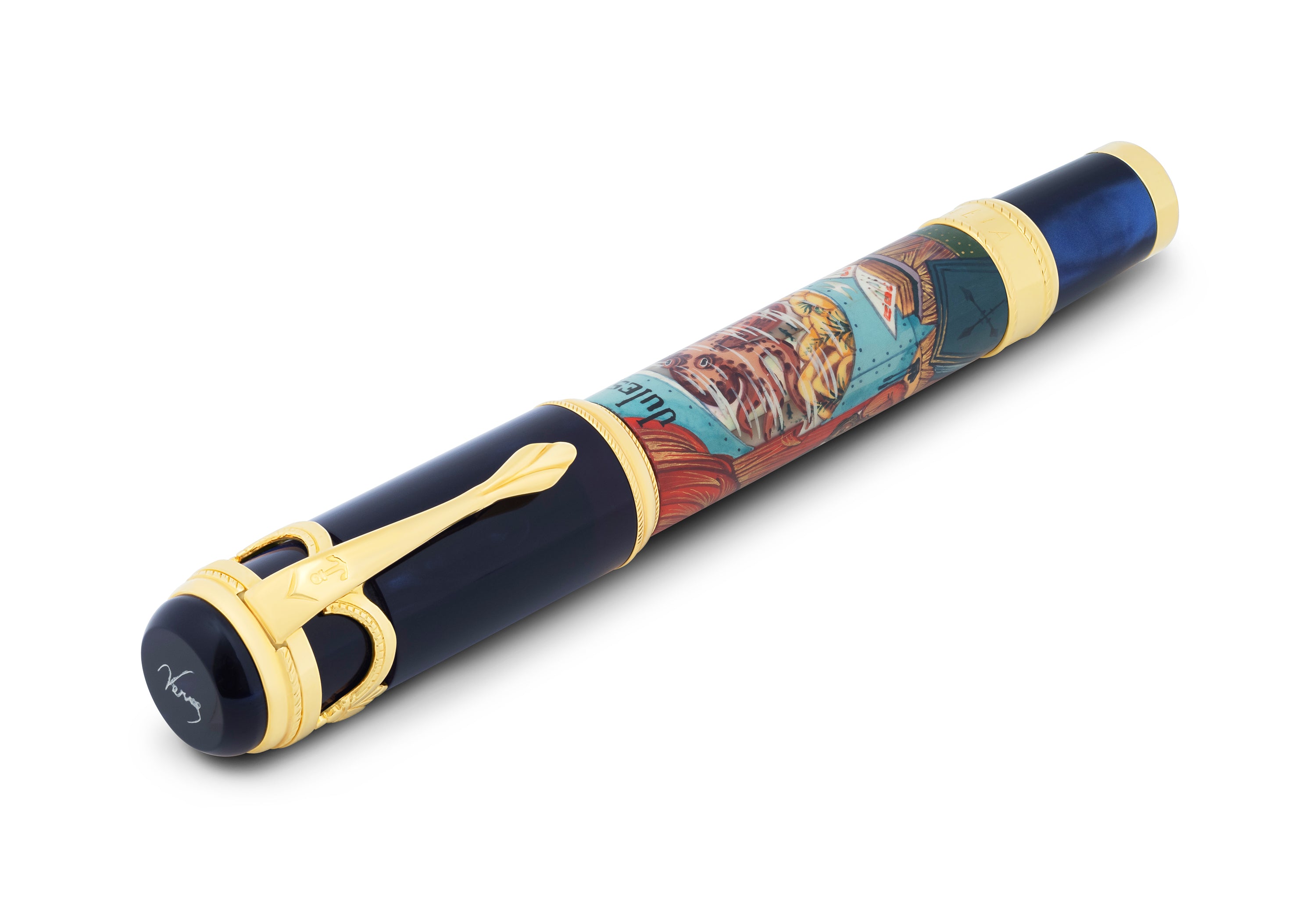 Ancora 20,000 Leagues Under the Sea Blue Rollerball Pen