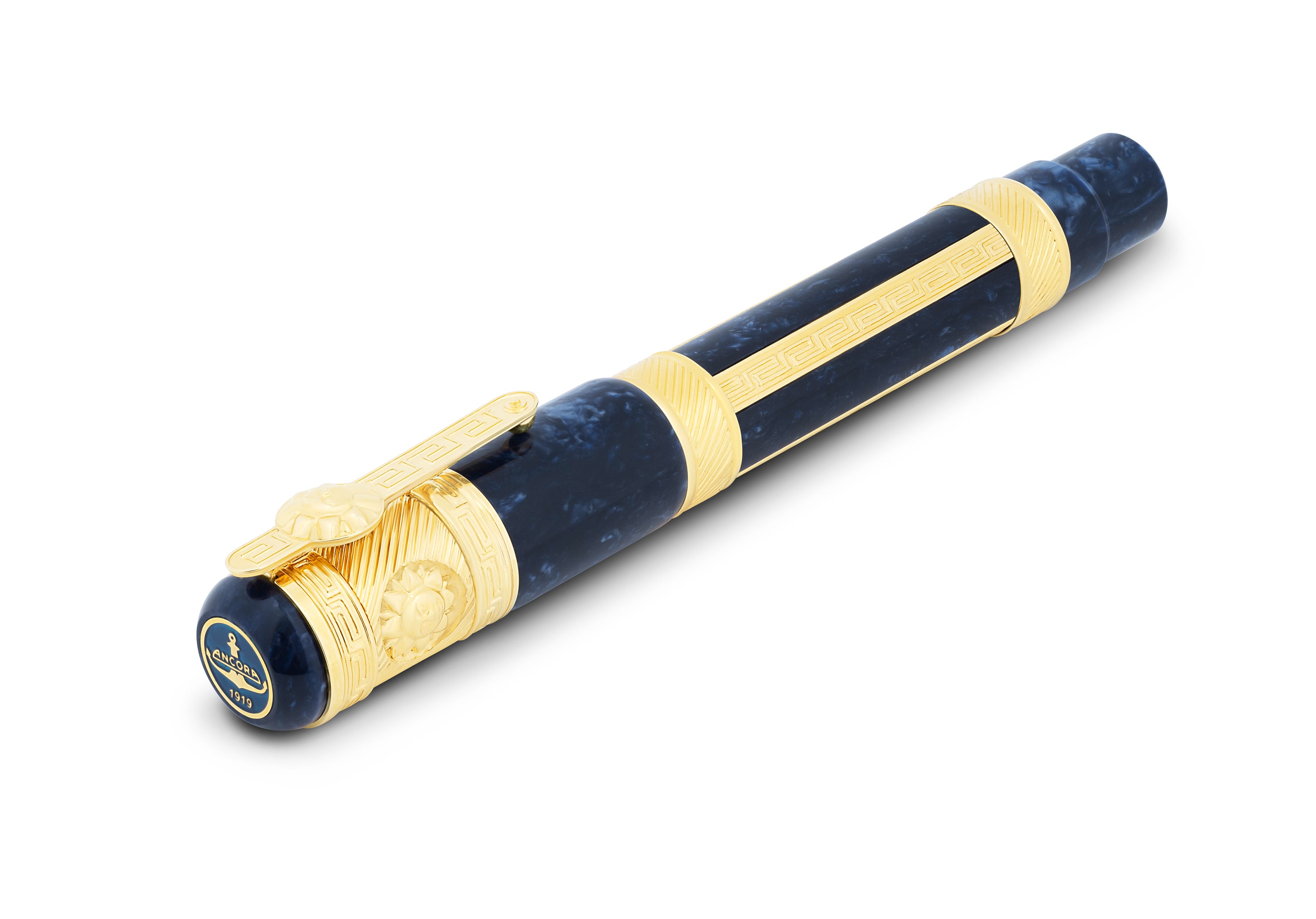 Ancora Mediterranean Sea Blue Fountain Pen