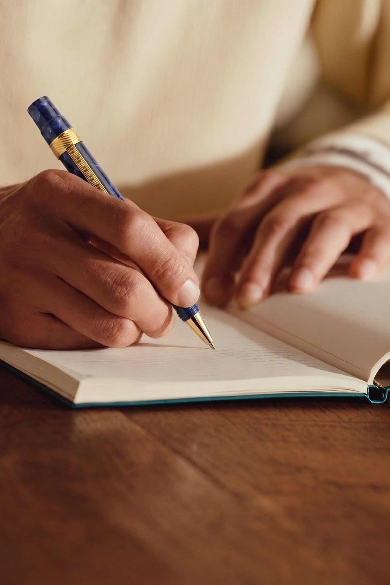 Ancora Mediterranean Sea Blue Rollerball Pen