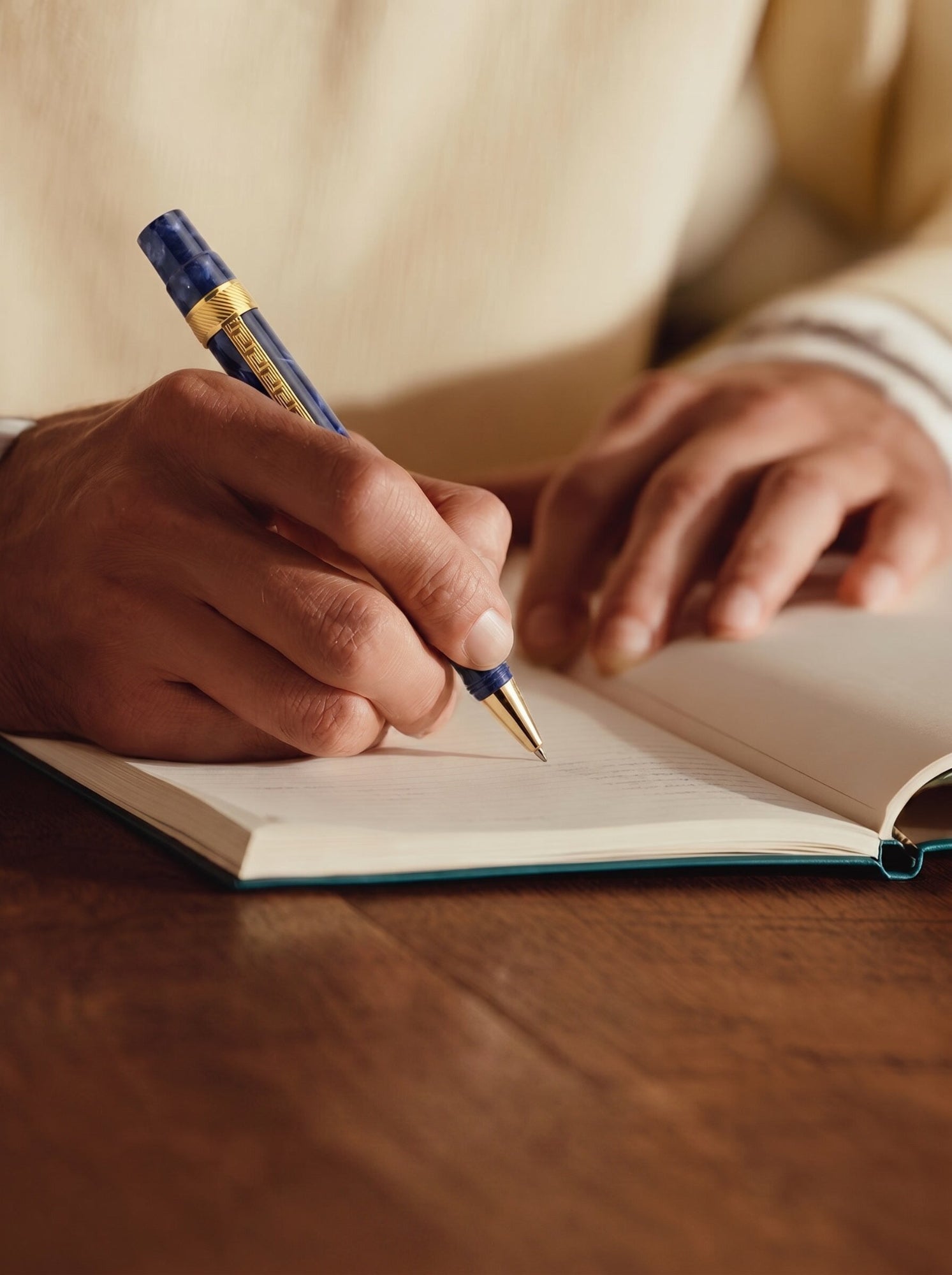 Ancora Mediterranean Sea Blue Fountain Pen