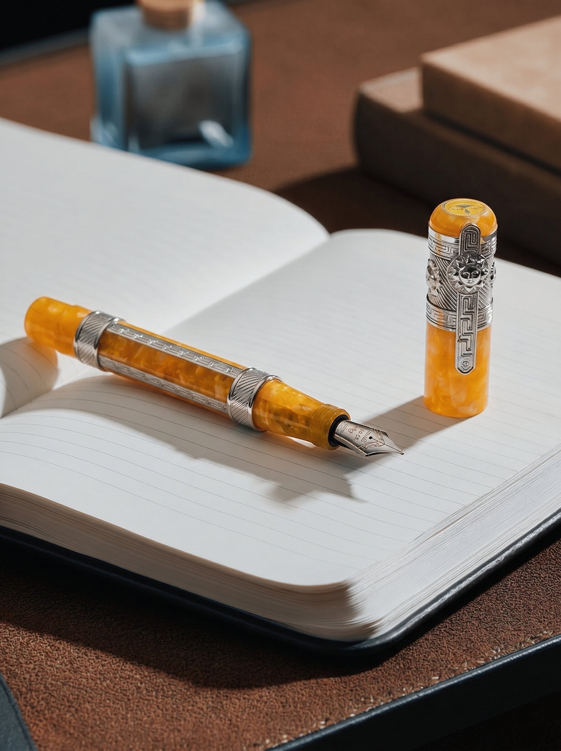Ancora Mediterranean Sun Yellow Fountain Pen