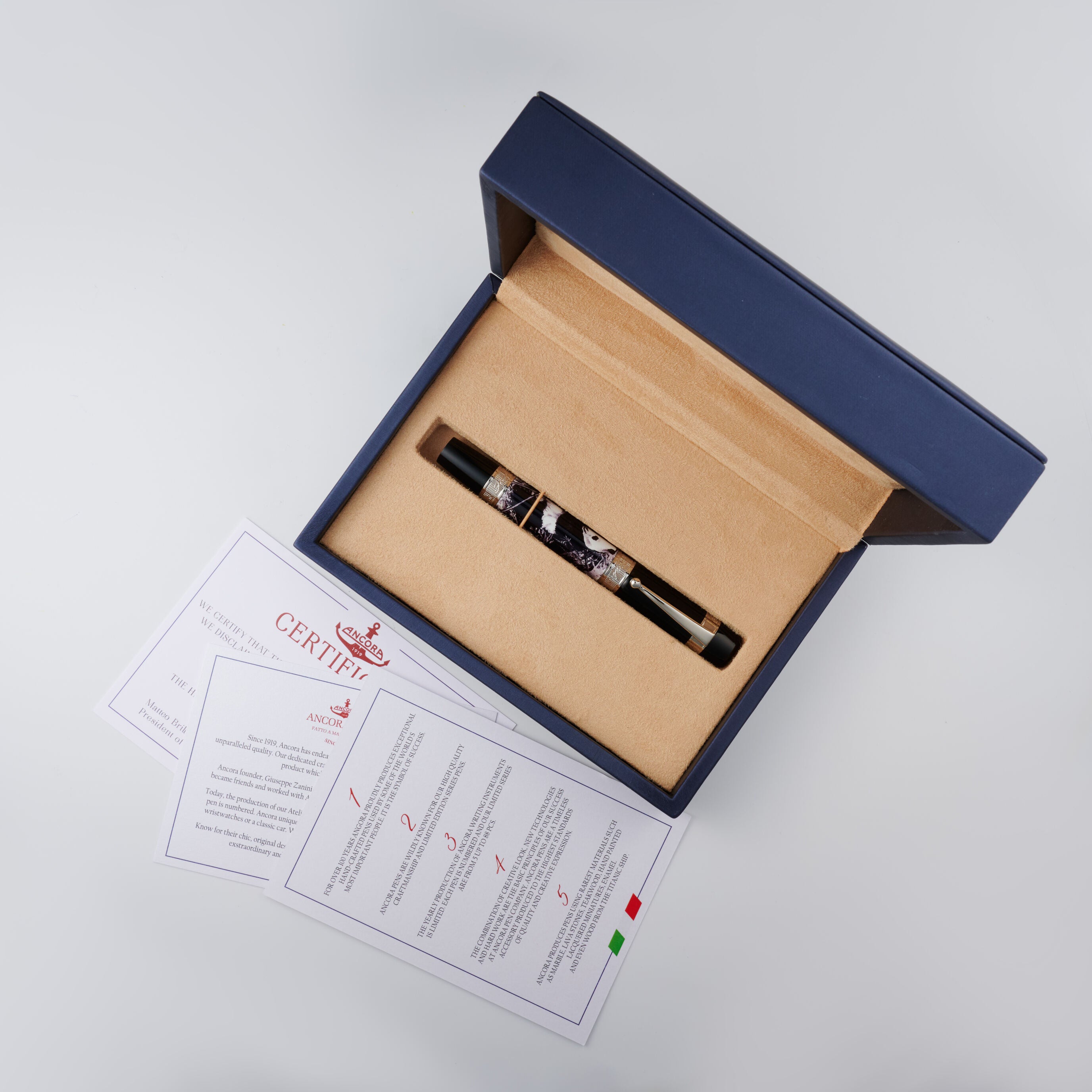 Panda Black Rollerball Pen