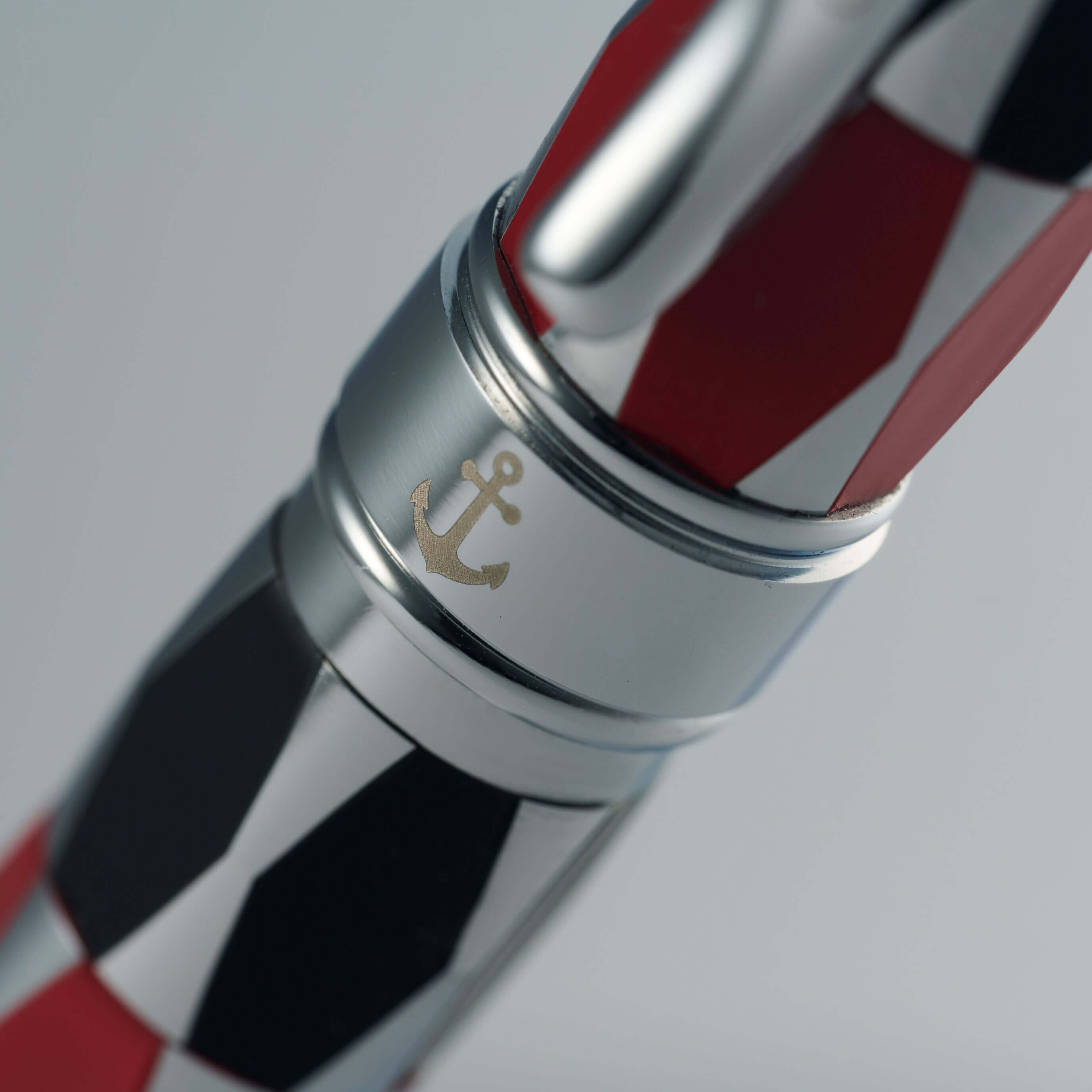 Ancora Masquerade Red With Cap Limited Edition Pen of 88 Enamel Luxury Rollerball