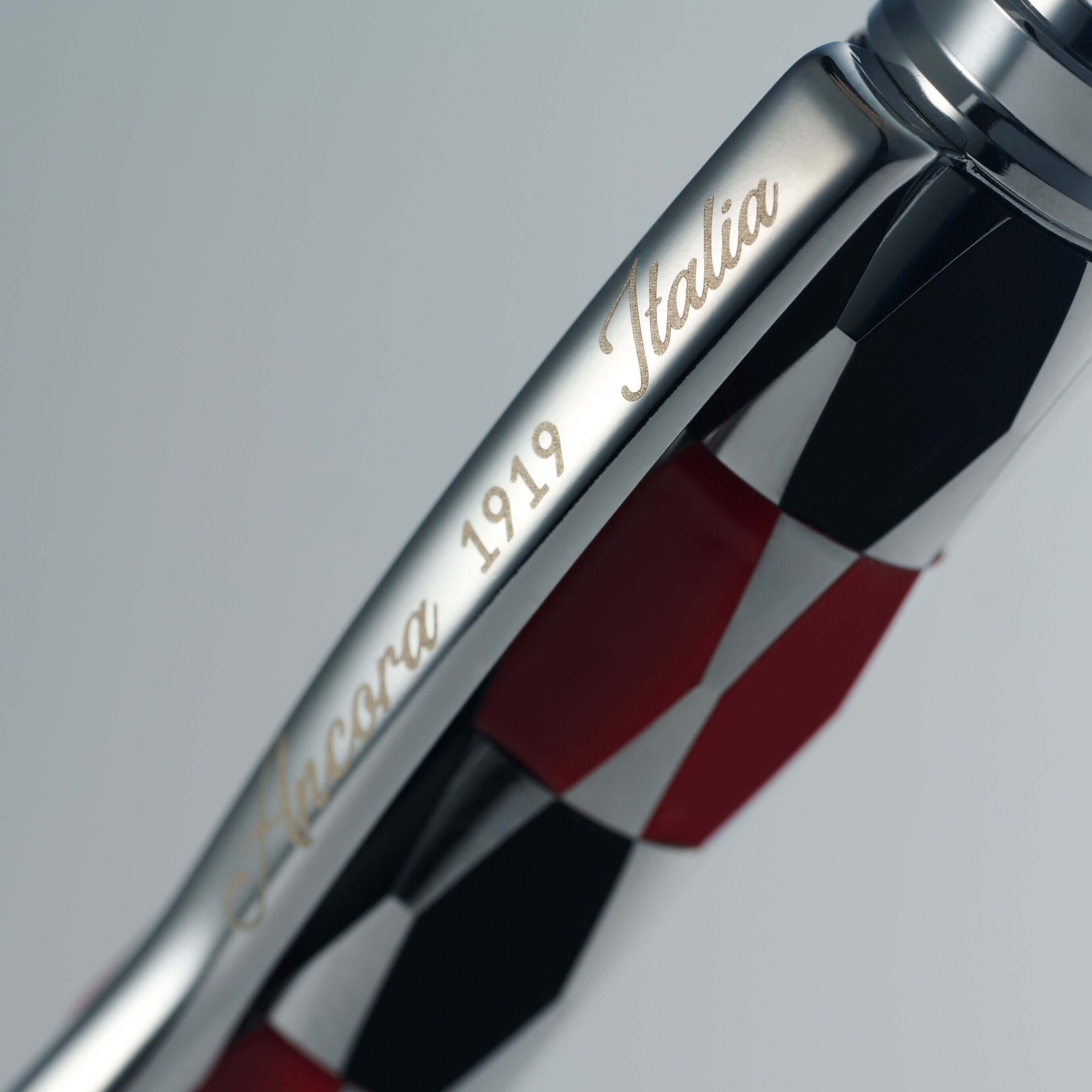 Ancora Masquerade Red With Cap Limited Edition Pen of 88 Enamel Luxury Rollerball